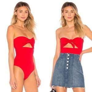 Sycamore Bodysuit in Red size Small